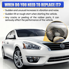 X4XZ A7363 mount for Nissan Quest; reliable 3.5L fitment with secure bolt alignment.