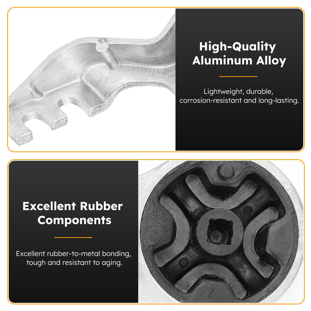 X4XZ aluminium rubber exhaust bracket material close-up, durability emphasis