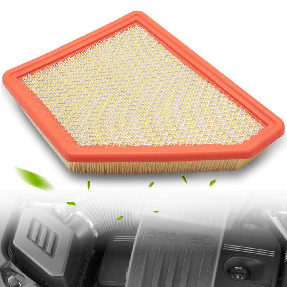 X4XZ CA10465 engine air filter side view showing fit and design