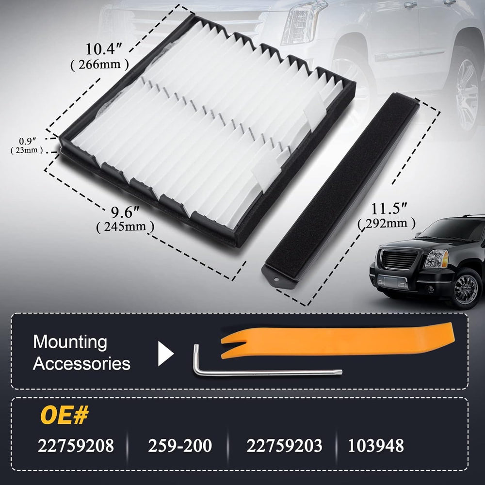 X4XZ cabin air filter purifying interior air for a more comfortable ride.