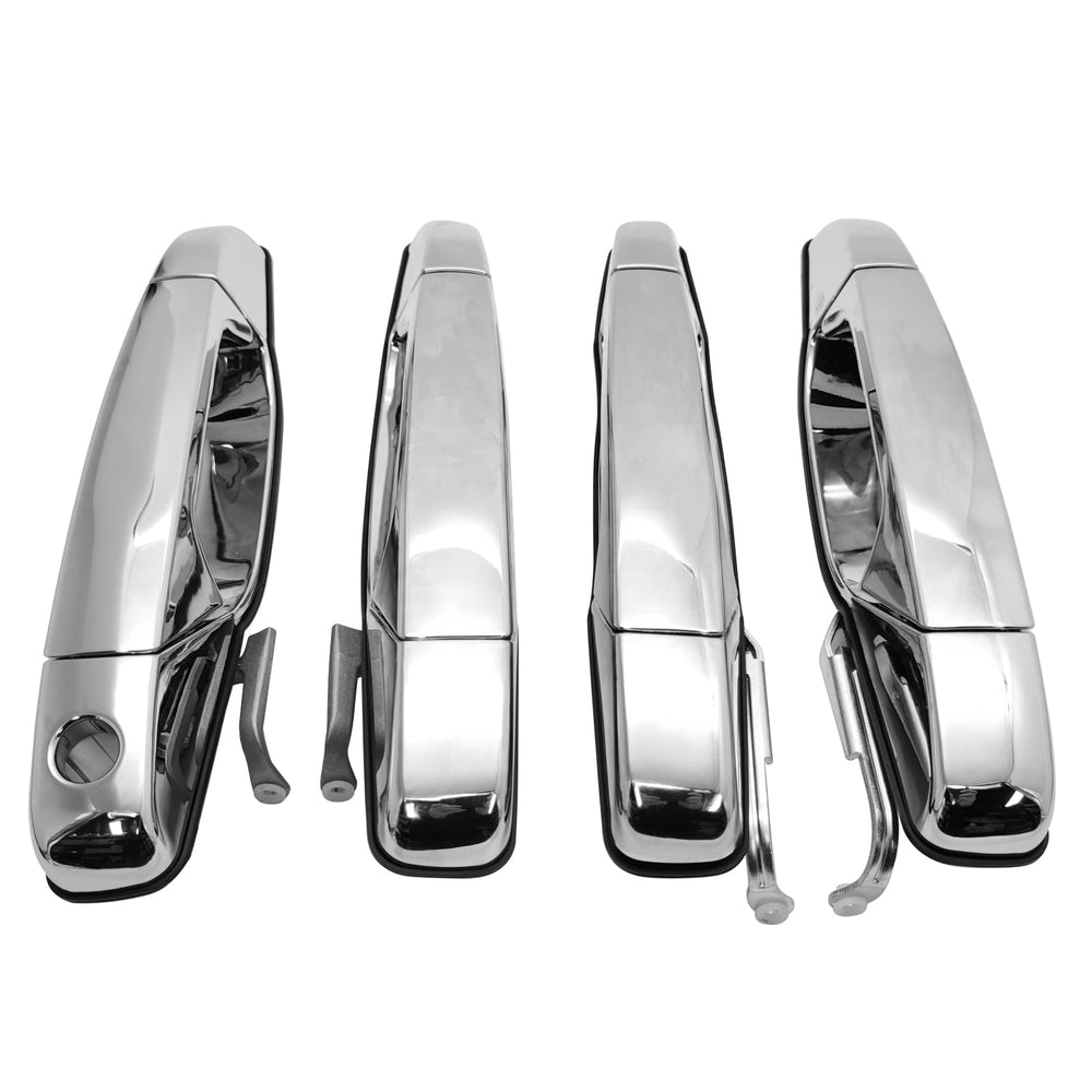X4XZ chrome exterior door handle front left with OE-like fit for Silverado