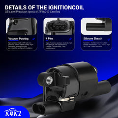X4XZ complete ignition kit image featuring coils, plugs, wires, and buckles.