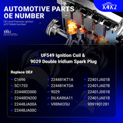 x4xz dilka6ra11 spark plug image showcasing high durability and efficiency.
