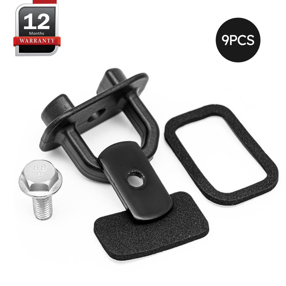 X4XZ DZ97903 on-bed cargo hooks securing luggage and equipment.