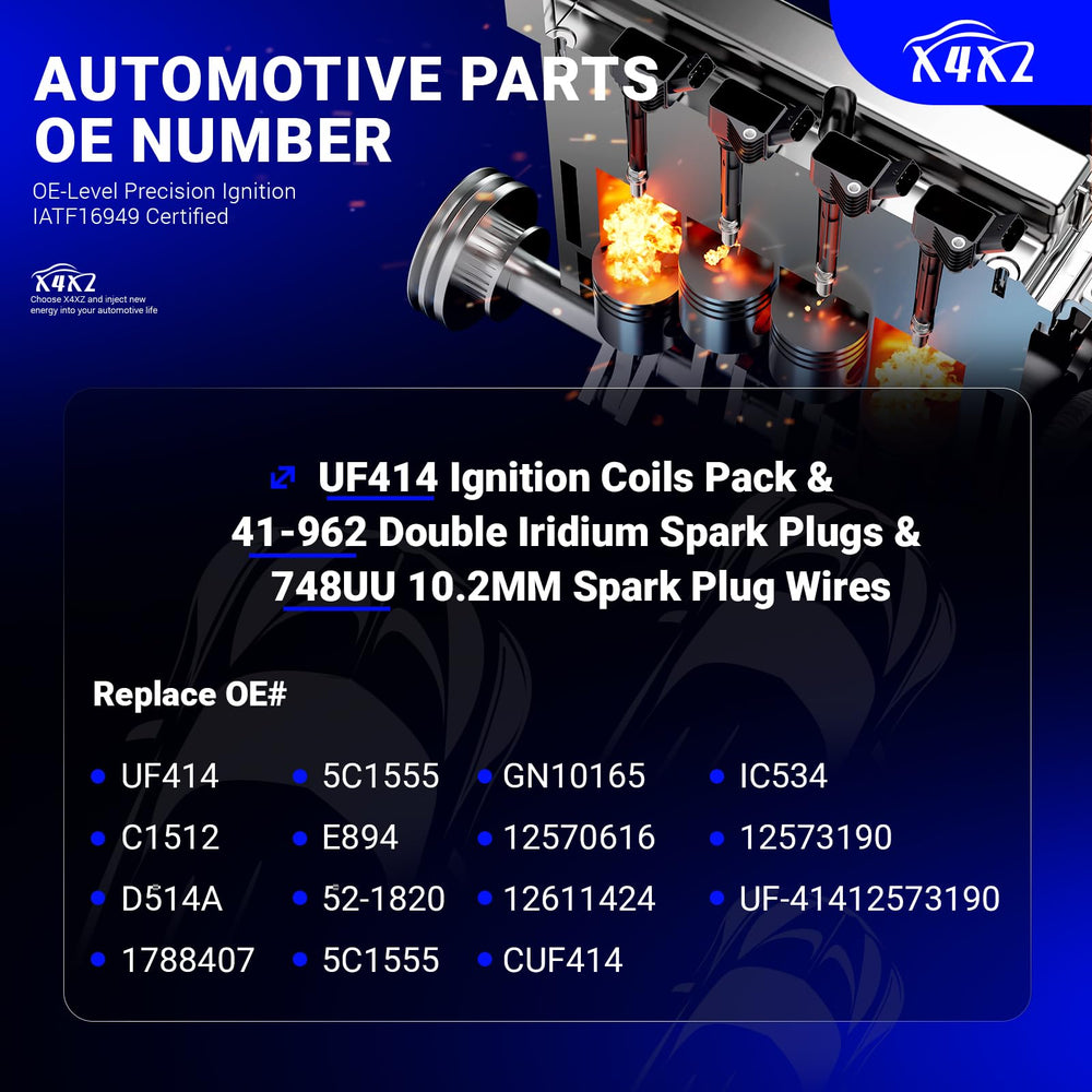 X4XZ easy-install design showing OE-style connectors for straightforward fit.