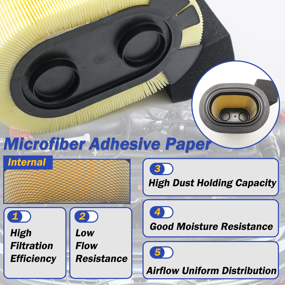 X4XZ engine air filter under hood demonstrates easy installation