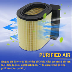 X4XZ Power Stroke filter installed in intake path for cleaner air