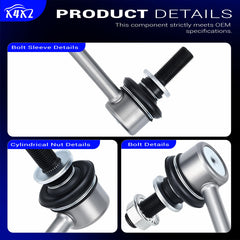 X4XZ front stabilizer link with OE-number compatibility for multiple models.
