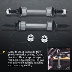 X4XZ neoprene bushing end link for smoother, quieter suspension.