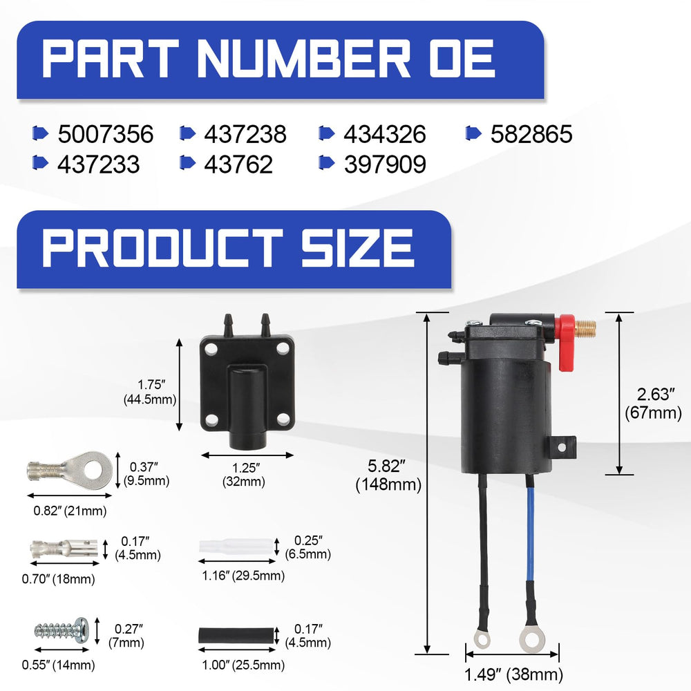 X4XZ fuel primer choke solenoid engine-start performance with smoother operation.