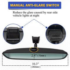 X4XZ high-quality glass and housing for durable, long-lasting rear visibility.