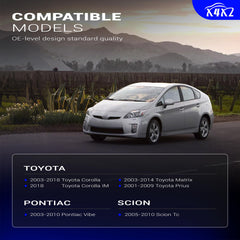 X4XZ K80230 front stabilizer link for Pontiac Vibe, assembly view, ensures reliable operation.