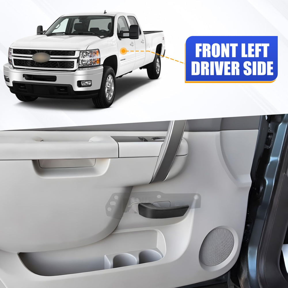 X4XZ left driver door handle kit installed in a vehicle for seamless operation.