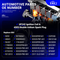 X4XZ packaging includes six coils and six plugs.