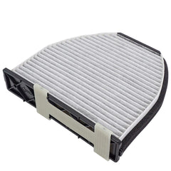 X4XZ premium cabin air filter with activated carbon, front view, promotes fresh cabin air