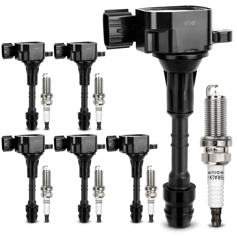 X4XZ UF349 ignition coil front view for easy installation