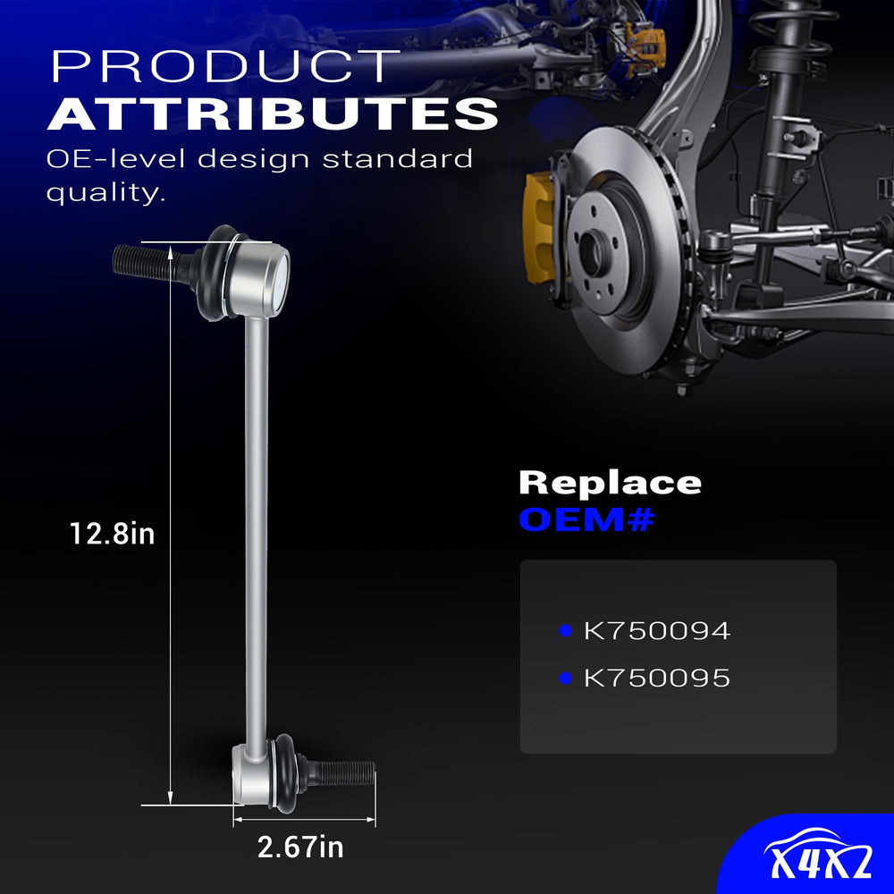 X4XZ sway bar link neoprene seal detail for durability