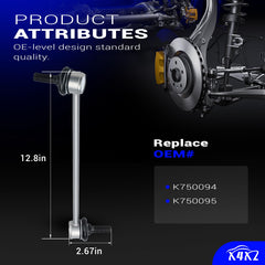 X4XZ sway bar link neoprene seal detail for durability