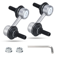 X4XZ zinc-nickel stabilizer sway bar links front view, durable design