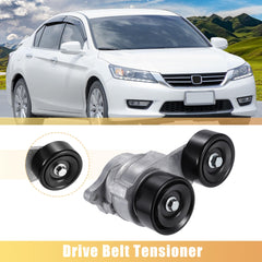 X AUTOHAUX tensioner installed on Acura RL side view, helps quieter drive.