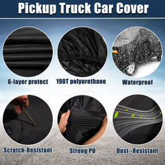 X AUTOHAUX 190T PU material with reinforced seams for durability
