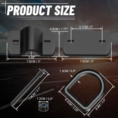 XaXmTee quick-bolt-on installation kit with hardware for easy mounting
