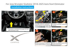 In-car use with Xcarpad reducing engine restarts during traffic