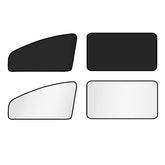 XCBYT car window shade with silver reflective exterior helps keep the cabin cooler.