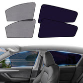 XCBYT rear-side privacy shade on Tesla Model Y reducing glare