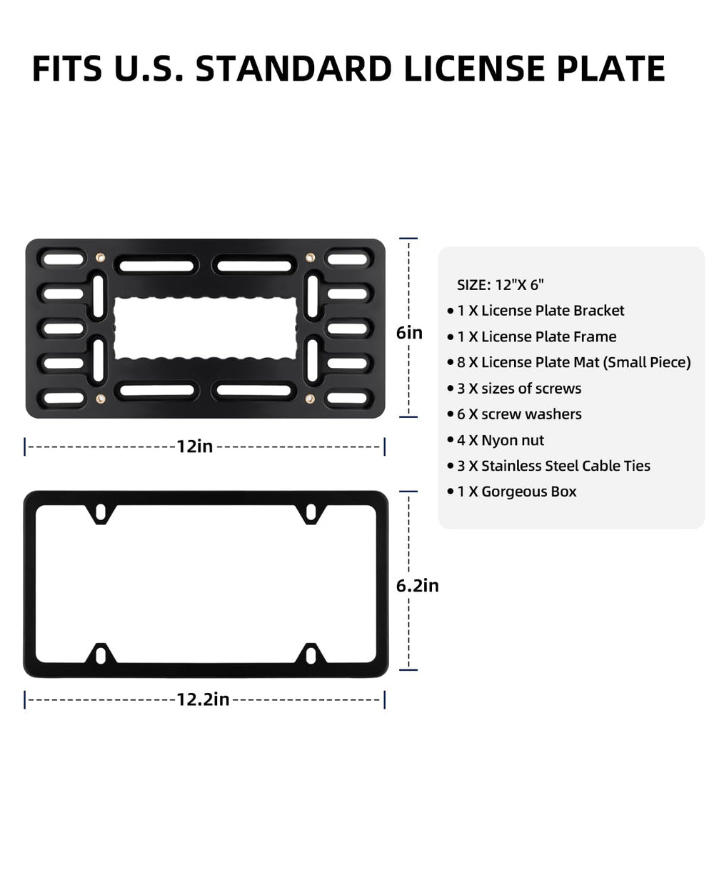 XCLPF easy no-tool install for fast front plate mounting