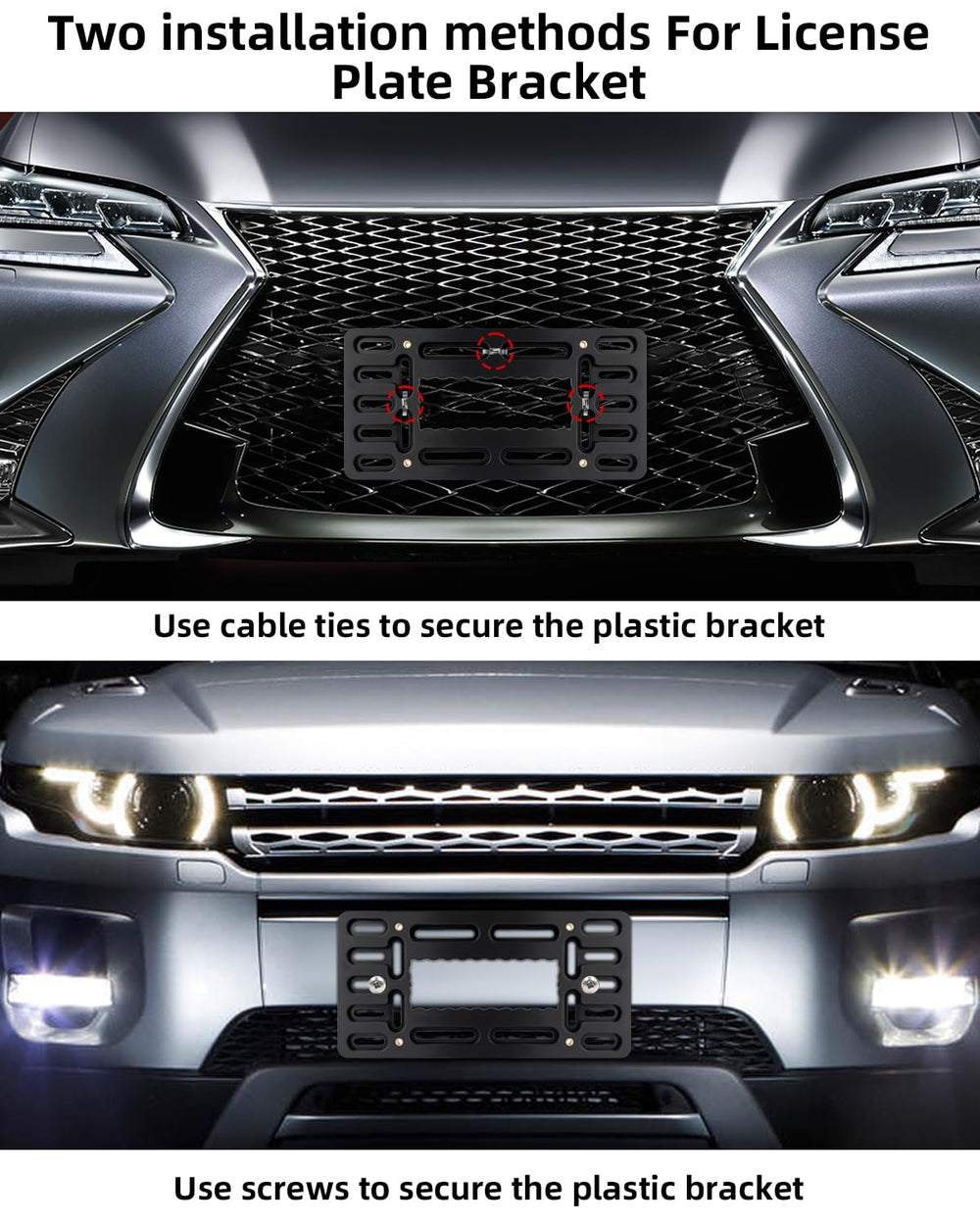 XCLPF universal bumper mount adapter expands fit