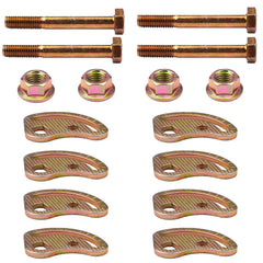 XDDPRO upper control arm alignment cam bolt kit unboxed, showing contents