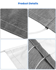 Xenjum RV awning fabric hot-press seam area shows leakproof bonding.