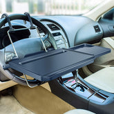 XERGUR car desk mounted on steering wheel tray for meals and light work