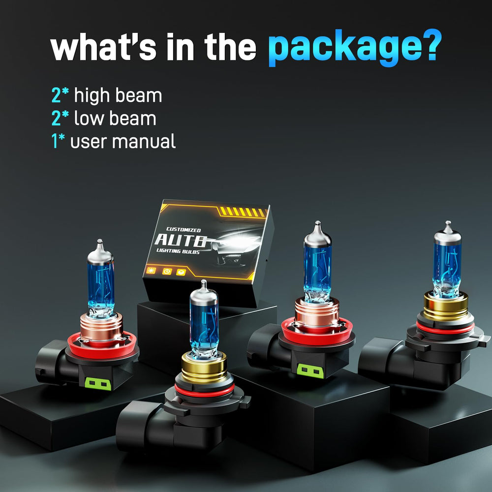 XFLHEHD 5000K white light beam for improved perceived brightness and contrast.