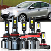 XG Glitter Lights for Mazda 3 9005 high-beam bulbs enhance night visibility