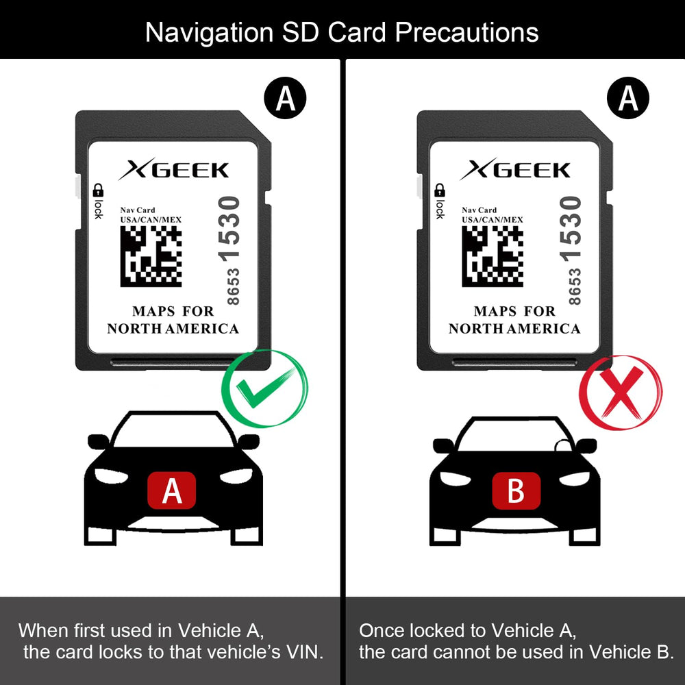 XGEEK packaging insert helps confirm model-year compatibility.