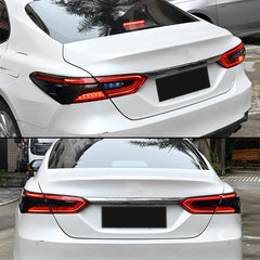 Xhfarce tail light cover closeup shows clear acrylic finish