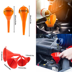 XhjzgcTech red angle funnel offers versatile angles for easy filling.
