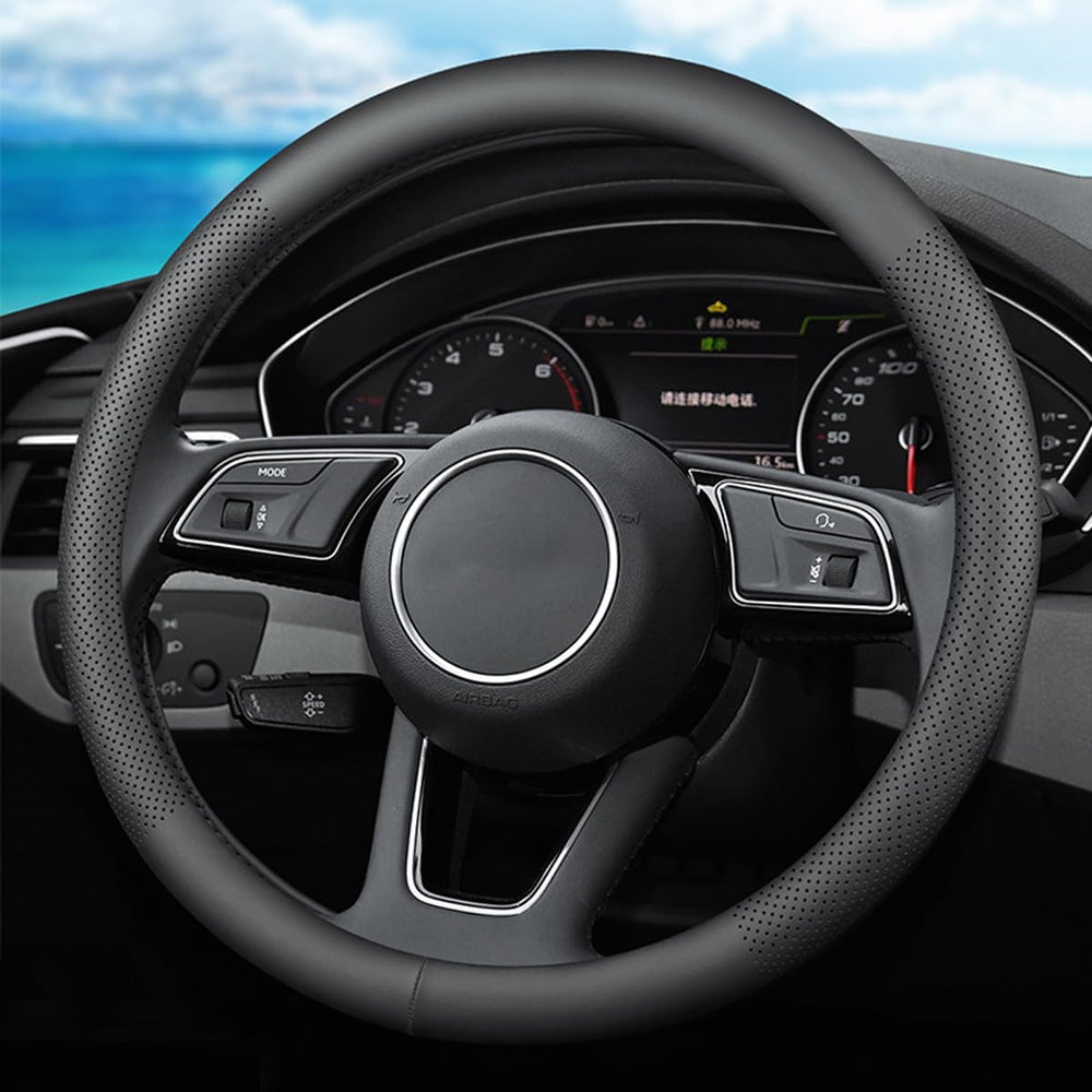 XHRING microfiber leather texture close-up showing soft, durable feel