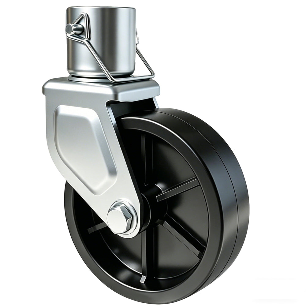 XIANGZI 6-Inch trailer jack wheel ready for easy trailer mobility