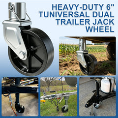 XIANGZI poly wheel delivers smooth rolling and durability for trailer use