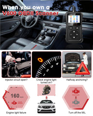 XIAUODO OBD2 scanner compatibility — supports 1996+ US, EU, and Asian cars.