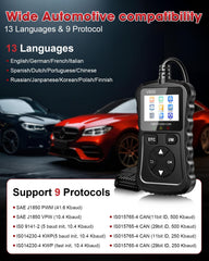 XIAUODO OBD2 scanner read/clear engine codes — quick fault resolution.