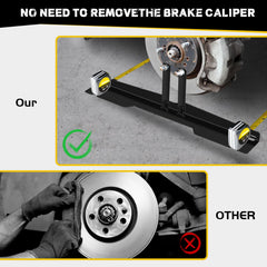XIEKRAB collapsible toe plates show compact storage during setup