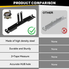 XIEKRAB heavy-duty steel plates resist rust and deformation over time