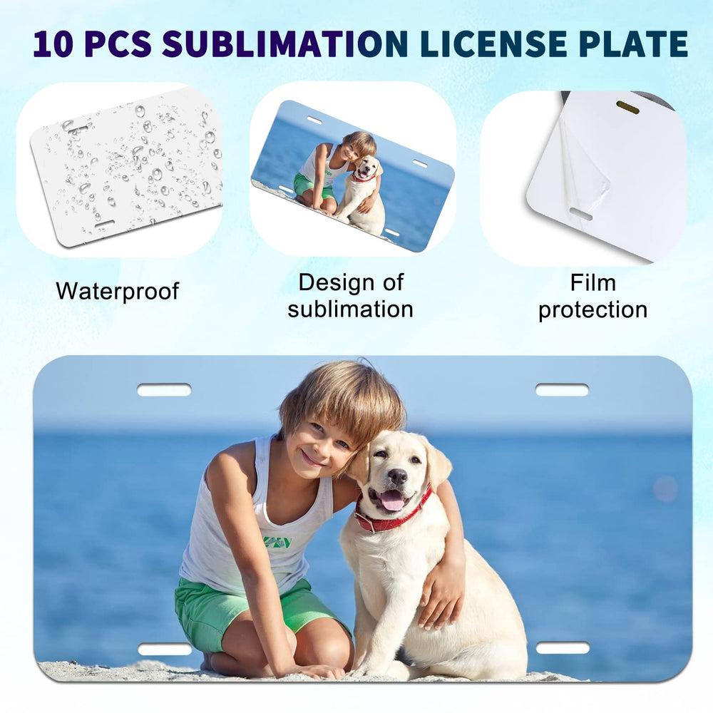 XIHEYOMI DIY design plates enabling vibrant car plate art via heat transfer