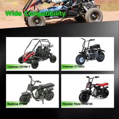 XIKOBY 145/70-6 llanta montada en mini bike