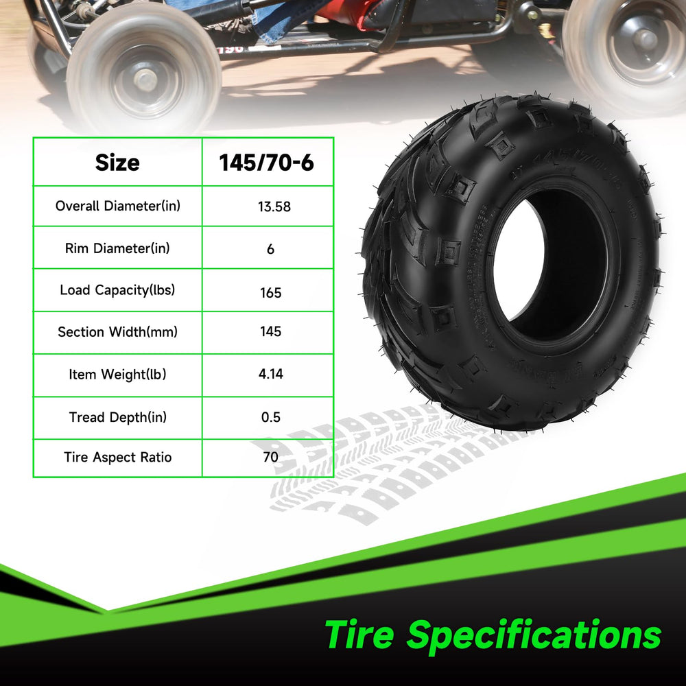XIKOBY 145/70-6 empaque con kit completo