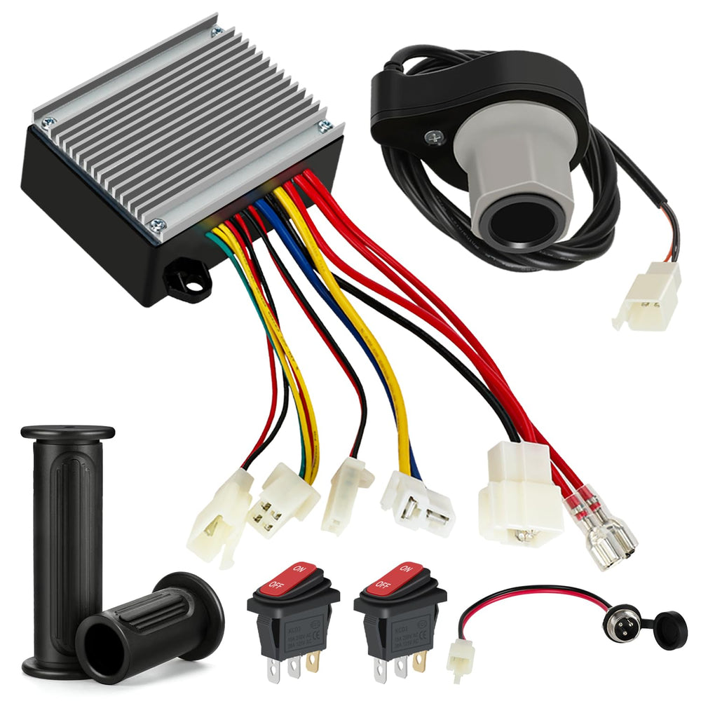 XIKOBY 24V controller-throttle assembly for Razor E200/E300 MX350 delivers consistent power and smoother acceleration.